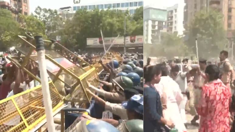 पटना में लाठीचार्ज, TRE एग्जाम की मांग कर रहे अभ्यर्थियों को पुलिस ने दौड़ा-दौड़ाकर पीटा