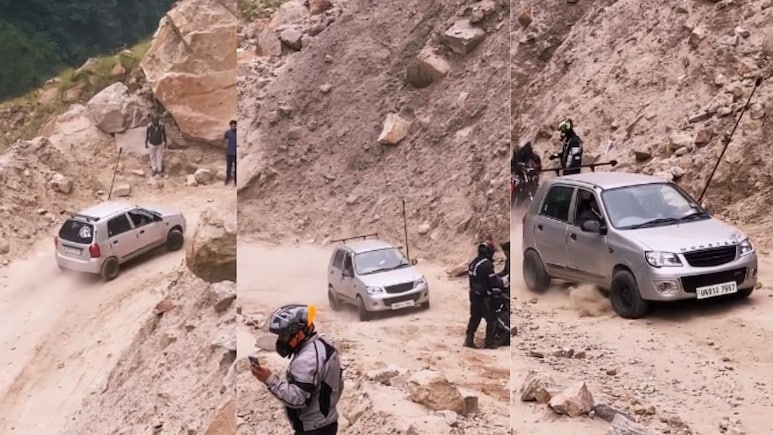 Maruti Suzuki Alto Tackles Challenging Adi Kailash Route, Impresses Internet; Watch Video
