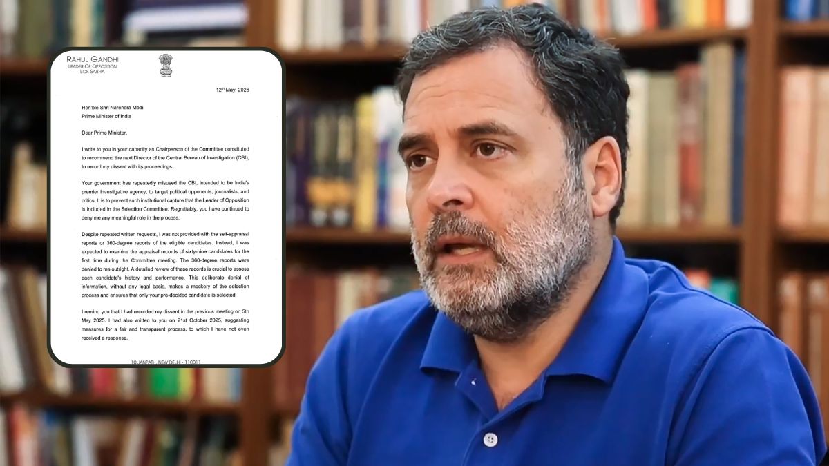 'नेता प्रतिपक्ष 'रबर स्टैंप' नहीं...', CBI डायरेक्टर की चयन प्रक्रिया में राहुल गांधी ने दिया डिसेंट नोट