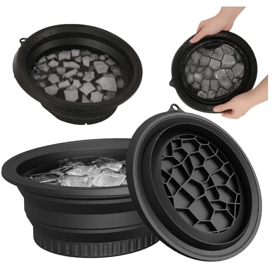 Click to buy DR.VS Ice Face Cooling Spa Bowl for Relaxation and Skin Care Black Silicone Ice Cube Tray (Pack of 1) Click to buy DR.VS Ice Face Cooling Spa Bowl for Relaxation and Skin Care Black Silicone Ice Cube Tray (Pack of 1)