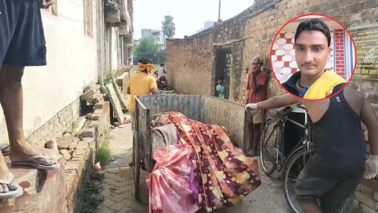 बिहार से आई शर्मनाक तस्वीर, कचेरे के ठेले पर युवक का शव ले गए पुलिस वाले