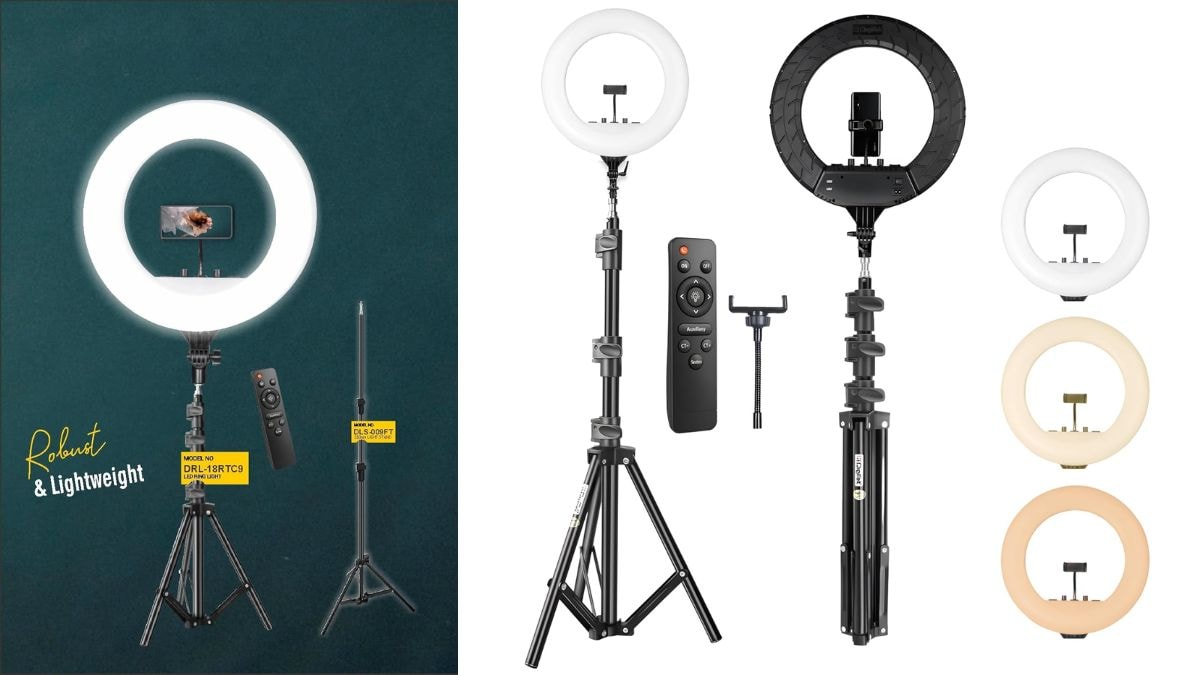 Best Ring Lights For Creating Videos Under ₹5000: These products are for any space indoors, offering a brighter and more professional look.