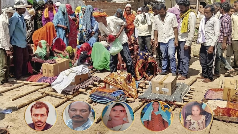 मां के दरबार से राख बनकर लौटा परिवार: अर्थियों पर शव नहीं, अस्थियों का हुआ अंतिम संस्कार