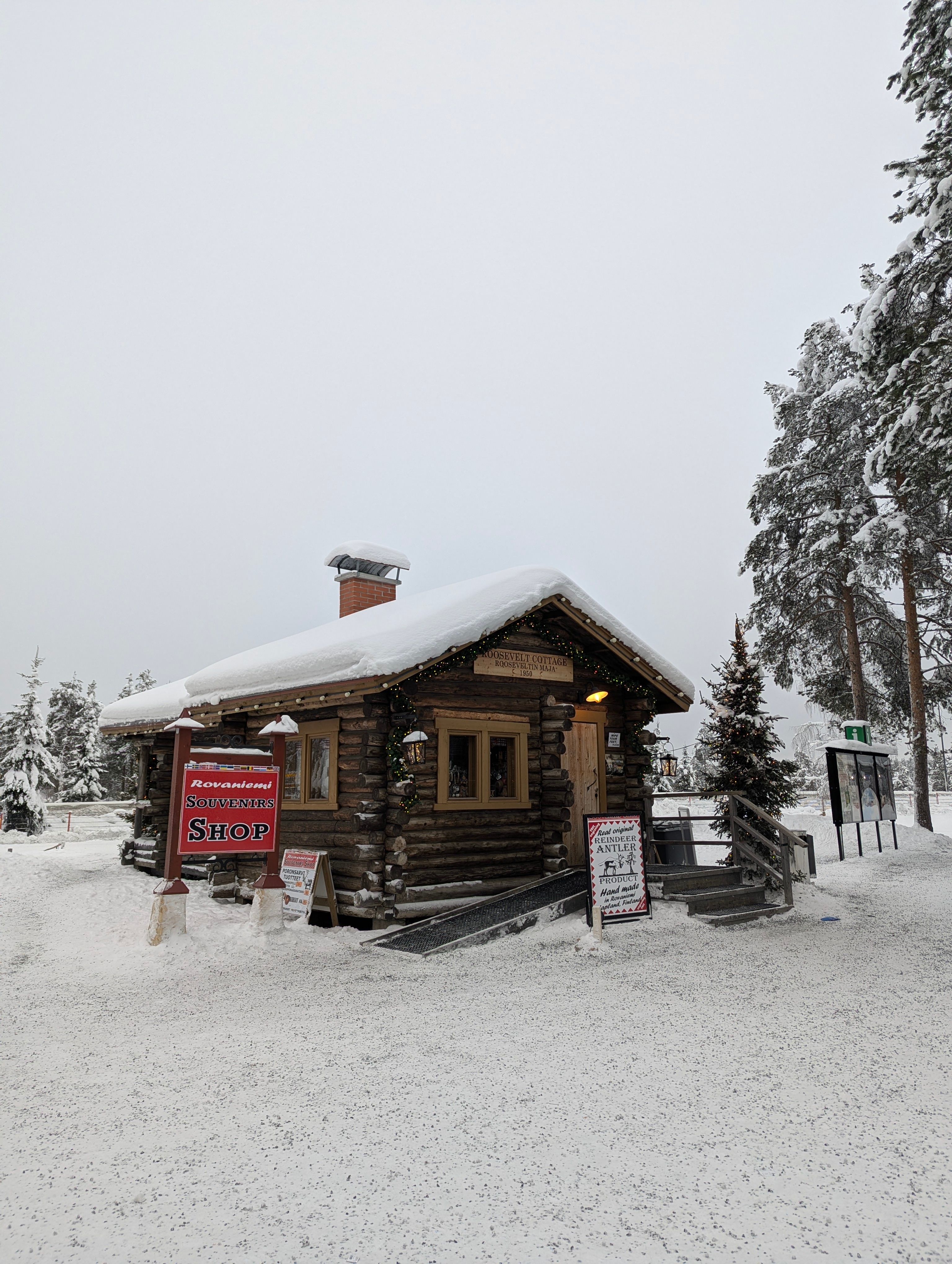 The log cabin that Eleanor Roosevelt visited. Photo: Author