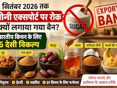 Sugar Export Ban: सितंबर 2026 तक चीनी एक्सपोर्ट पर रोक, अब भारतीय किचन में बढ़ सकती है इन 6 देसी मिठास की डिमांड