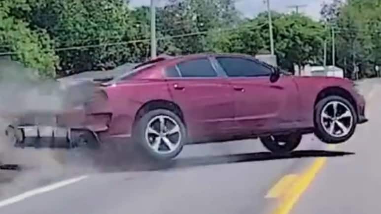 3-Year-Old Child Walks Away From Car Flipped By Mother Escaping Police: Video