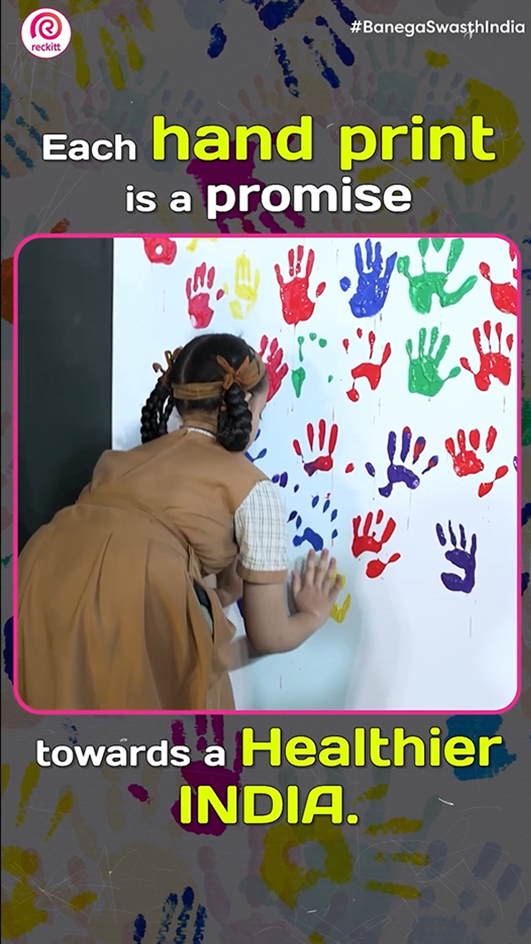 Turning Clean Hands Into Colourful Promise