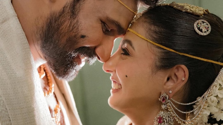 Pics: Bellamkonda Sreenivas Shares First Post Introducing Wife Kavya To The World