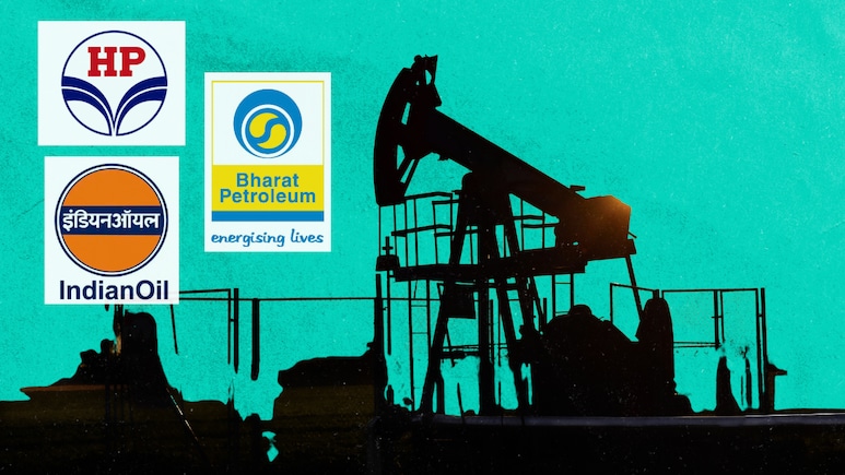 HPCL, BPCL, IOCL Shares Fall 2% As Brent Crude Again Crosses $97