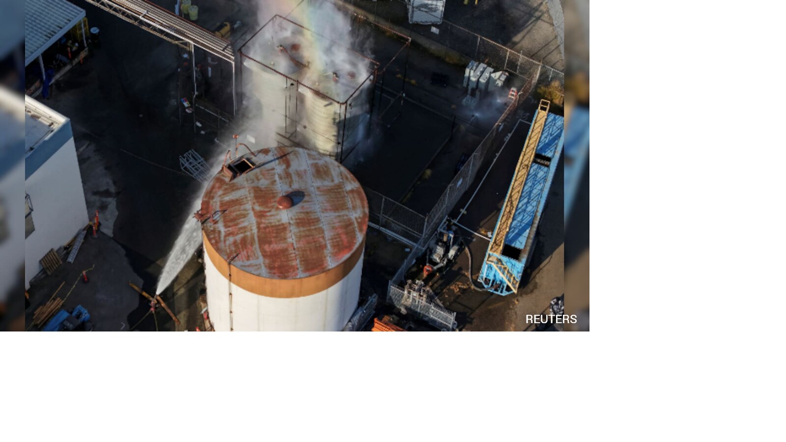 Compressor Tank Explosion 40,000 Evacuated As Chemical Tank Leak Threatens Explosion In Southern ...