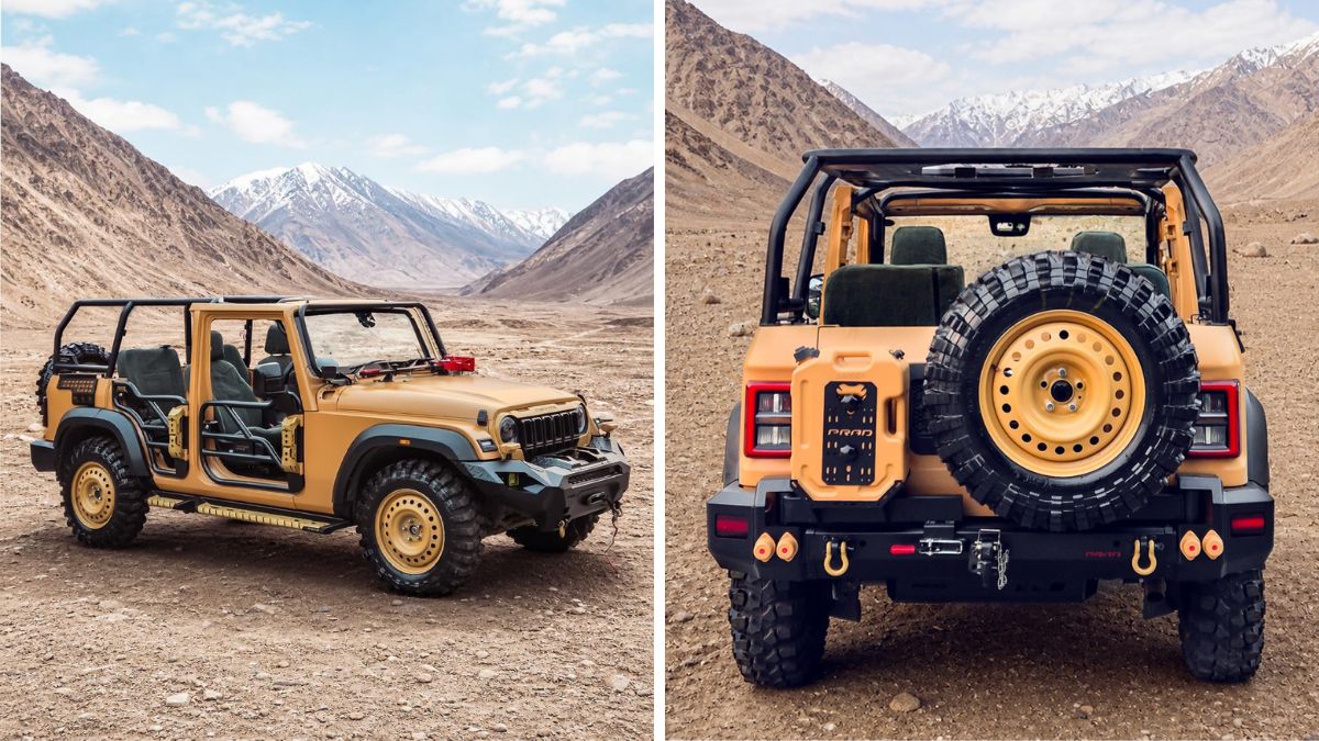 Anand Mahindra Shares Pics Of Mahindra ATV; A Thar Roxx For Armed Forces