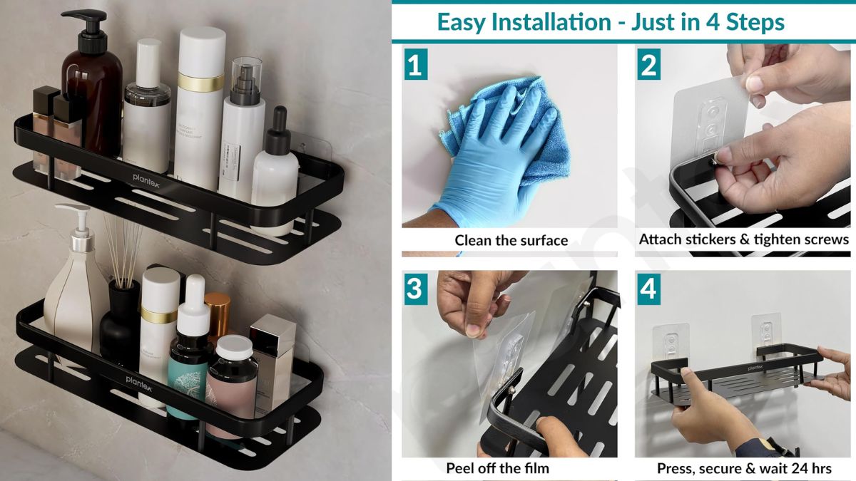 5 Best Shower Caddies for Small Bathrooms Under ₹1,000: Transform the space with these products. 5 Best Shower Caddies for Small Bathrooms Under ₹1,000: Transform the space with these products.