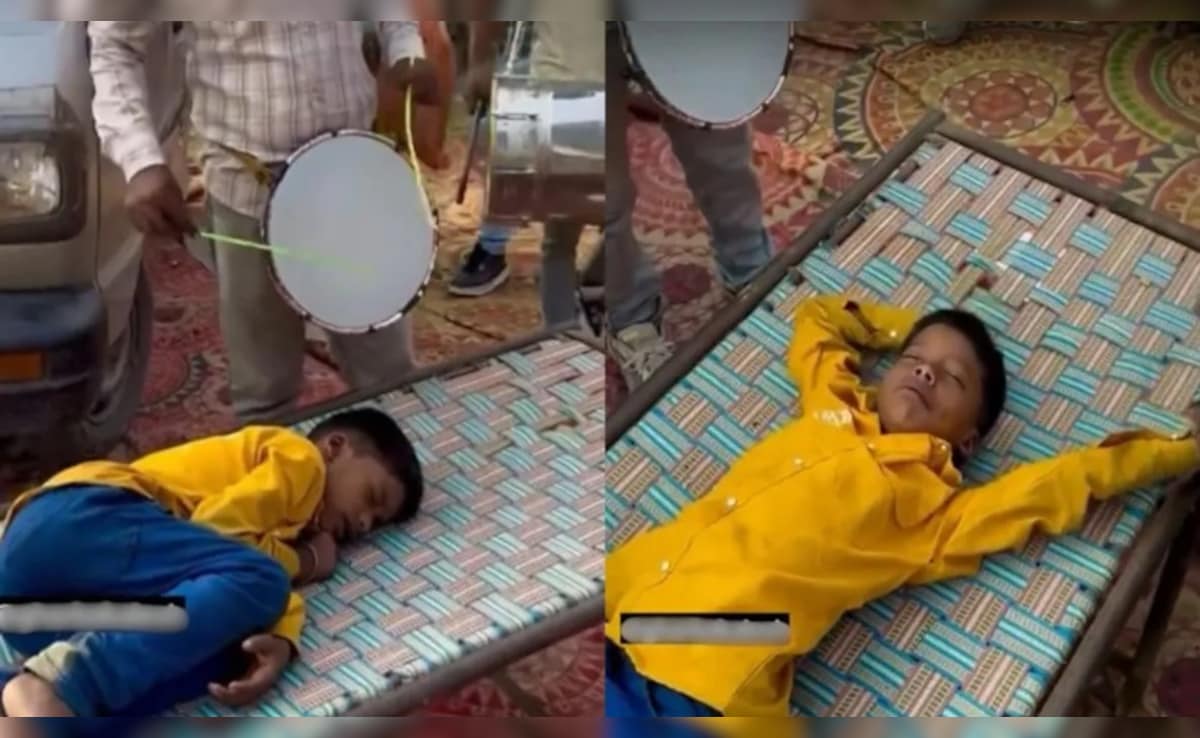 बैंड-बाजा भी फेल! स्कूल के नाम पर ऐसी 'कुंभकर्णी' नींद सोया बच्चा, वीडियो देख हंसी नहीं रोक पाएंगे आप