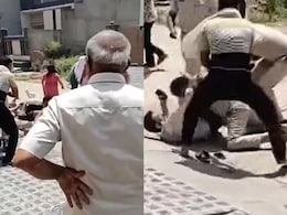 पति-पत्नी के विवाद में सड़क पर हाई-वॉल्टेज ड्रामा, पुलिस के सामने एक-दूसरे पर बरसाए मुक्के