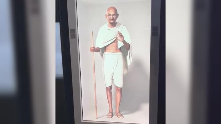 Interactive AI Avatar Brings Mahatma Gandhi To Life At Delhi Museum