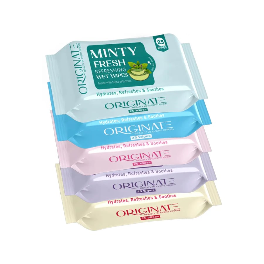 Click to buy ORIGINATE Assorted Refreshing Wet Wipes