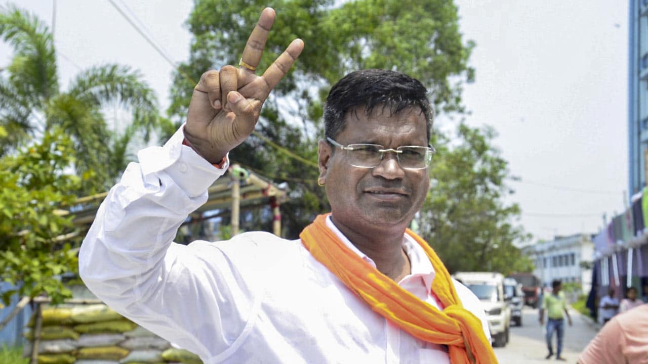 Celebrations Erupt As BJP's Debangshu Panda Wins From Falta Assembly seat