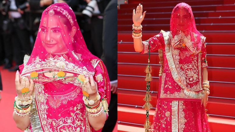At Cannes, A 'Veiled' Statement On Women's Rights. Actor Ruchi Gujjar Rallies For 'Freedom From <i>Ghunghat</i>'
