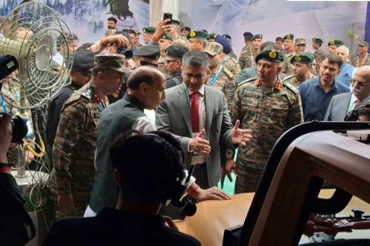 Rajnath Singh Checks Out Mahindra Thar Roxx Based ATV