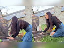 Celina Jaitly Breaks Down Cleaning Son's Grave In Austria, Claims She's 'Denied Contact' With Other Kids