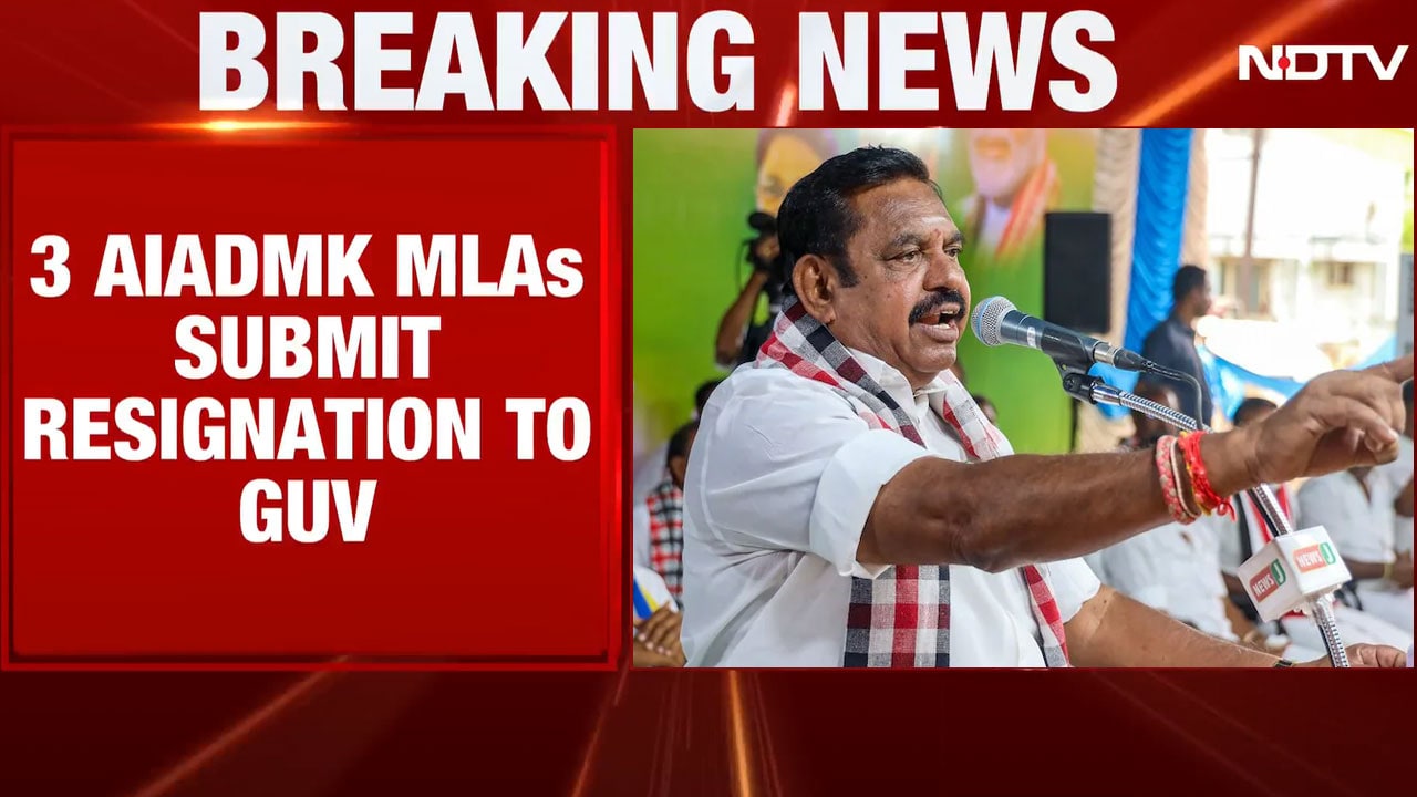 Video: Big Setback For AIADMK: 3 MLAs From Velumani Camp Join TVK