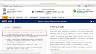 JEE Main 2026 Paper 2 Result Out For B.Arch And B.Planning
