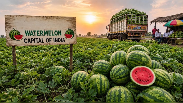भारत की Watermelon Capital कौन सा शहर है? गर्मी आते ही यहां हर तरफ दिखते हैं सिर्फ तरबूज ही तरबूज!