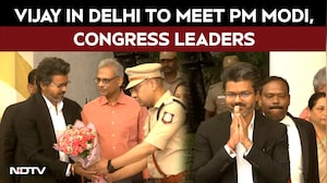 Vijay In Delhi | Vijay Lands In Delhi, To Meet PM Modi, Congress Leaders In First Visit