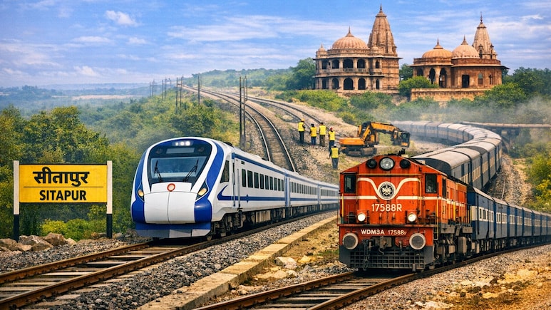 यूपी में सीतापुर, मथुरा की नई रेल लाइनों को मंजूरी, वृंदावन-नैमिषारण्य जाना आसान होगा, MP-राजस्थान समेत 3 राज्यों को फायदा