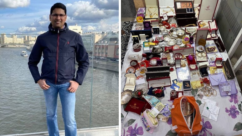 पटना में चर्चित ठेकेदार रिशु श्री के घर पर SVU की बड़ी रेड, हीरे, सोने-चांदी के गहने और नोटों के बंडल बरामद