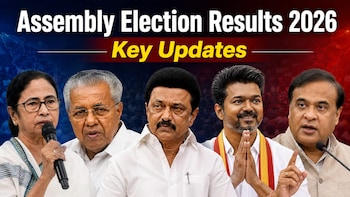 Election Results 2026: Vijay's TVK Emerges Strong in Tamil Nadu, Bengal Tilts Toward BJP &mdash; Key Updates
