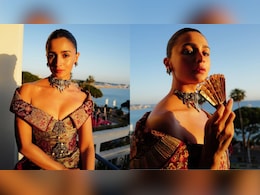 Alia Bhatt Bids Adieu To Cannes 2026 In A <i>Bridgerton</i>-Inspired Tarun Tahiliani Saree