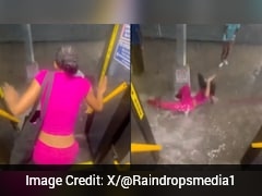 Video: Woman Swept Away By Flood Waters While Stepping Off Bus In New York
