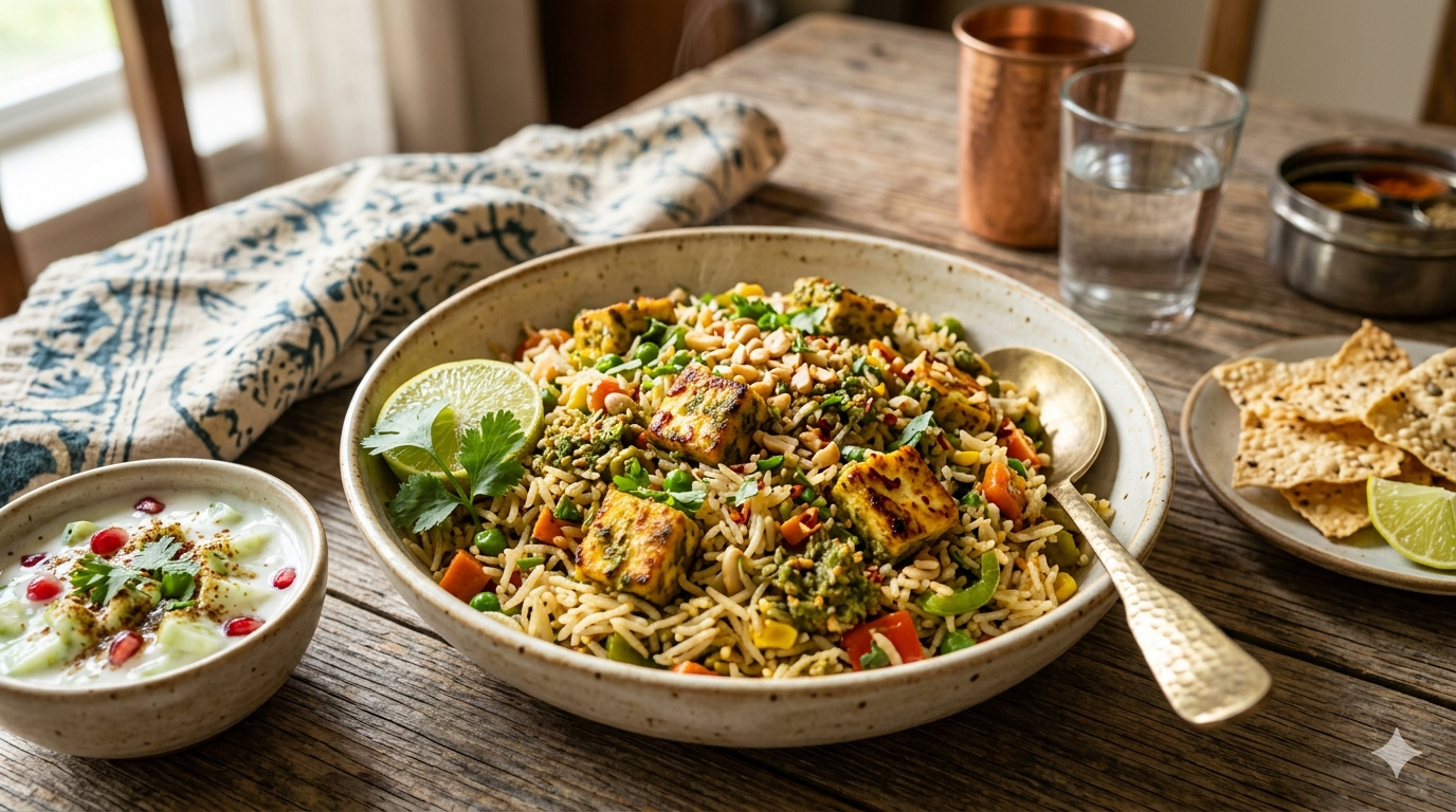 How To Make Maharashtrian-Style Thecha Pulao For A Quick Meal