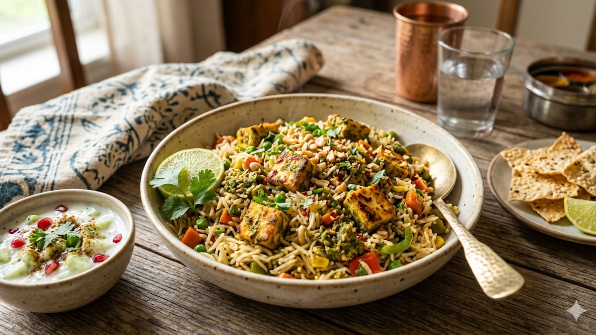How To Make Maharashtrian-Style Thecha Pulao For A Quick Meal