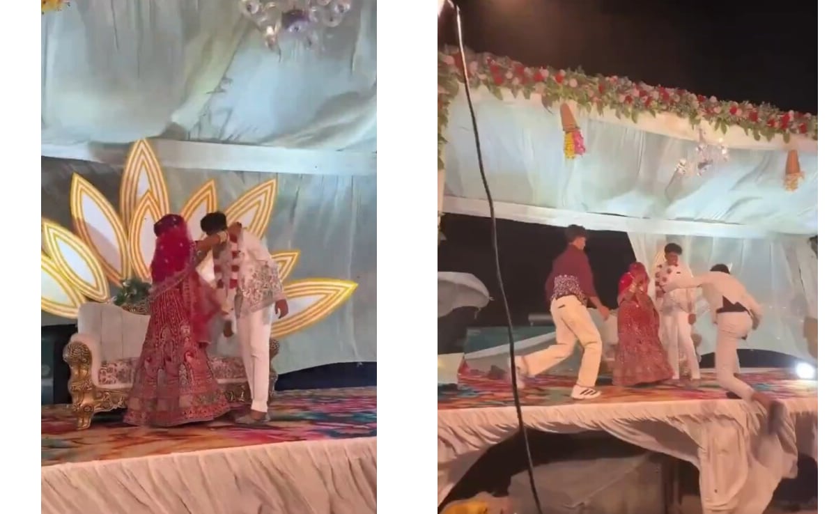 गजब! आंधी में उड़ गया पूरा शादी का मंडप...पर दुल्हन ने नहीं रोकी रस्म, देखें ये हैरतअंगेज नजारा