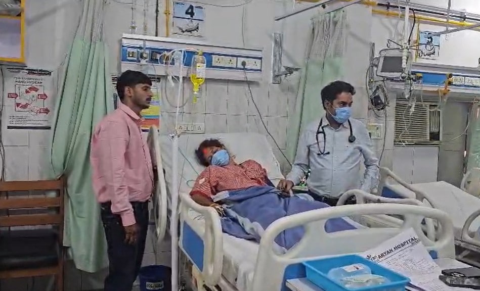 शादी के दिन घायल होकर अस्पताल पहुंची दुल्हन