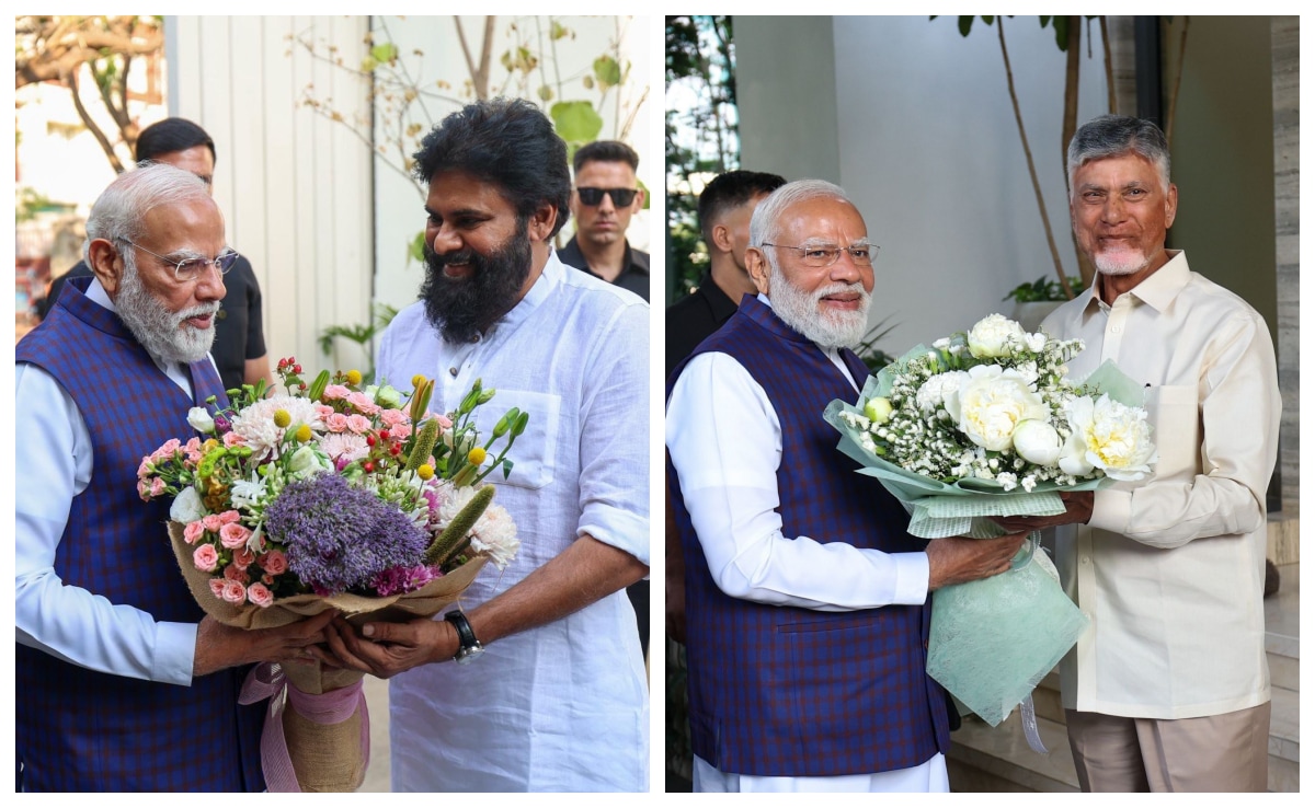 Live: चंद्रबाबू नायडू और पवन कल्याण के घर पहुंचे पीएम मोदी, परिजनों से की मुलाकात