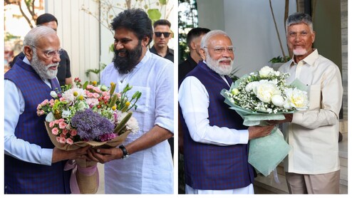 Live: चंद्रबाबू नायडू और पवन कल्याण के घर पहुंचे पीएम मोदी, परिजनों से की मुलाकात