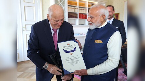 PM Modi Receives Norway's Highest Civilian Honour