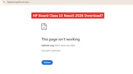 HPBoSE Official Website Still Down 90 Minutes Post Class 10 Result Declaration