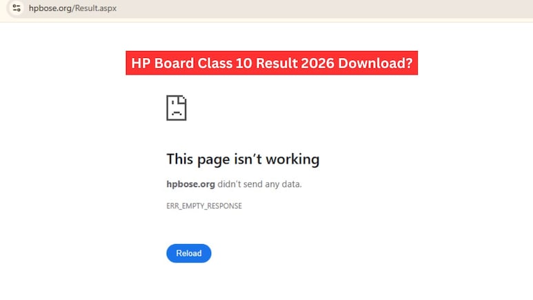 HPBoSE Official Website Still Down 90 Minutes Post Class 10 Result Declaration