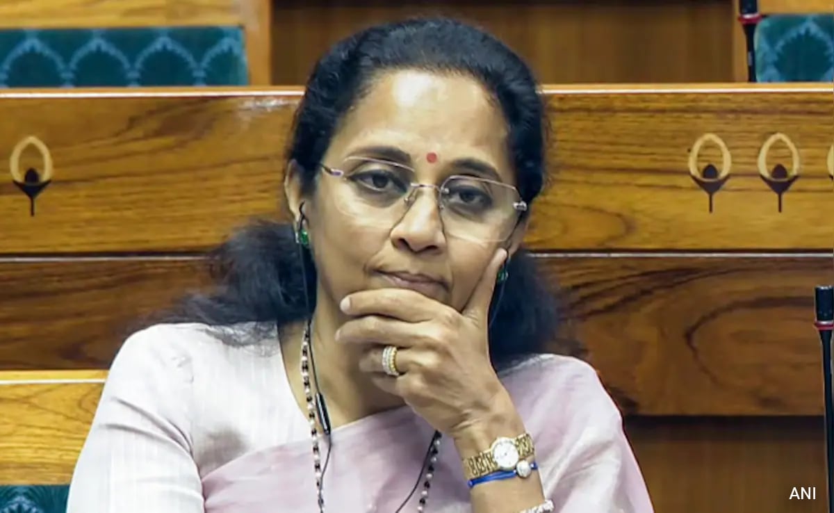 Supriya Sule Safe After Car Hits Her Vehicle On Mumbai-Pune Expressway