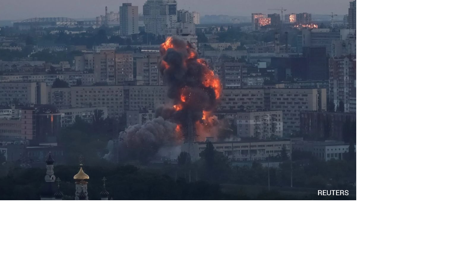 Buildings Shake, People Rush To Shelters As Ballistic Missile Pounds Kyiv