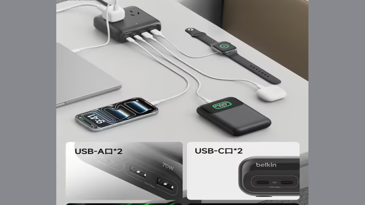 2500W पावर वाला चार्जर Belkin ने किया लॉन्च, 7 डिवाइस एकसाथ करता है चार्ज, जानें कीमत