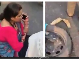 स्कूटी से टक्कर के बाद टूटा जंगली हाथी का दांत... 3 टुकड़े हुए, महिला शिक्षिका घायल&nbsp;