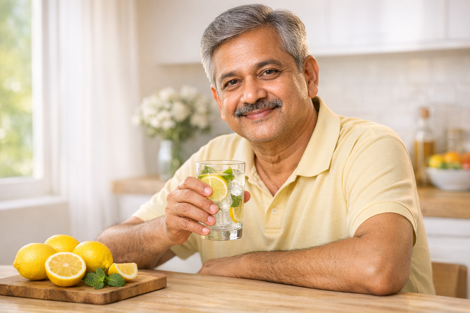 30 दिन रोज नींबू पानी पिया, 53 साल के अनिल ने बताए शरीर में महसूस हुए बदलाव