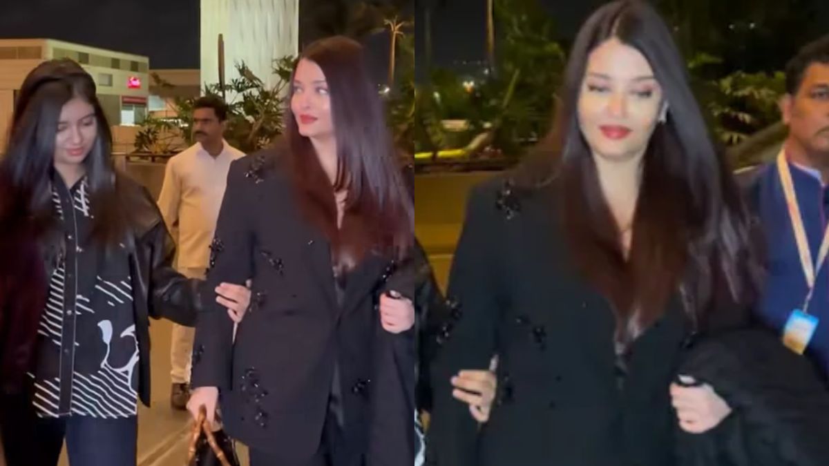 Aishwarya Rai Heads To Cannes In A Black Blazer With A Gucci Bag Worth Lakhs