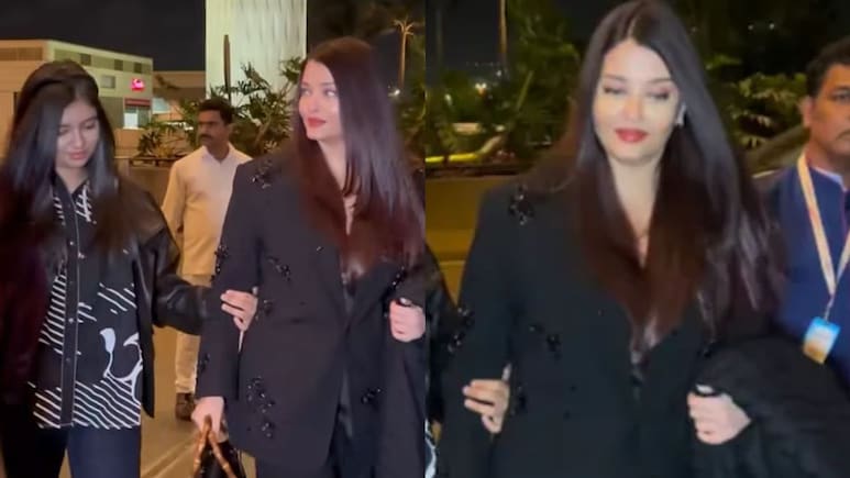 Aishwarya Rai Heads To Cannes In A Black Blazer With A Gucci Bag Worth Lakhs