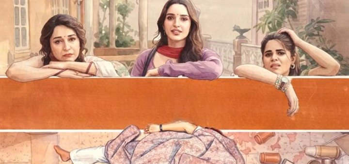 <i>Maa Behen</i> Trailer: Madhuri Dixit-Triptii Dimri's Dark Comedy Is All About <i>Kalesh</i> And Chaos